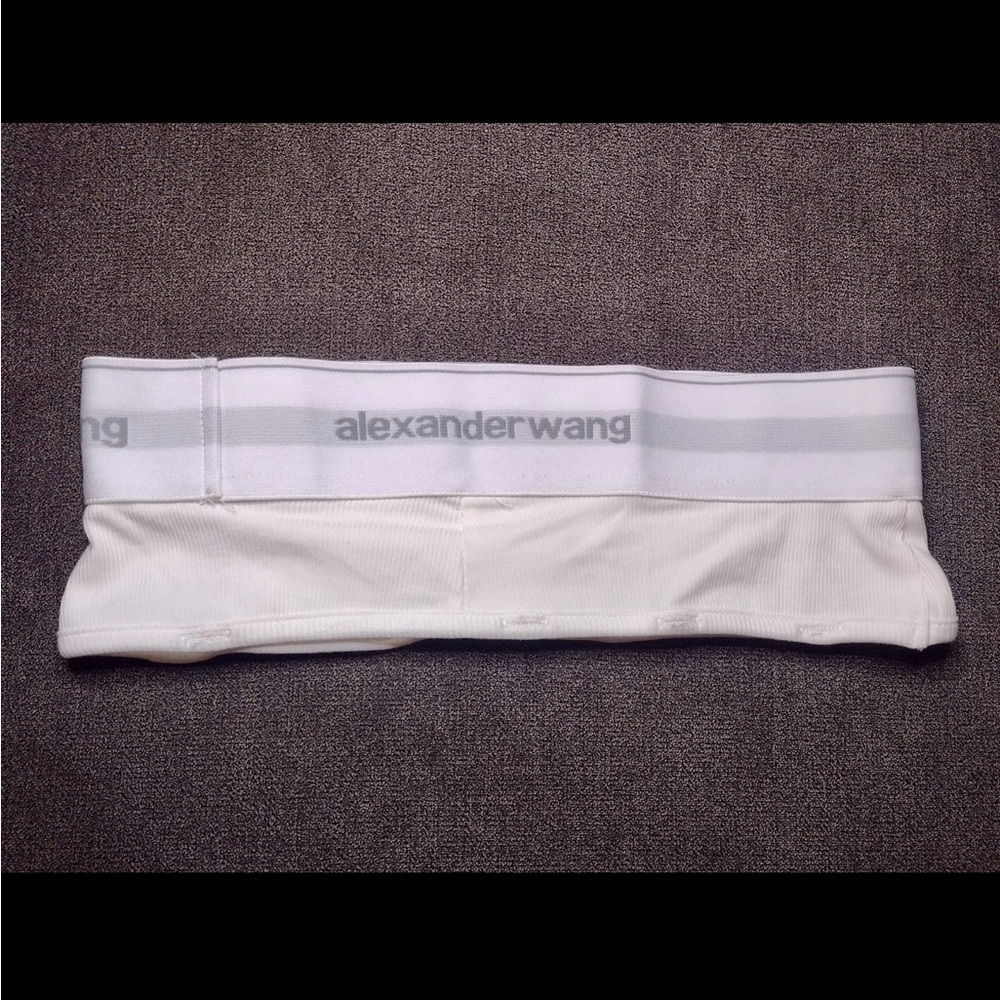 New! Alexander Wang Logo Waistband ONLY - White/Gray – DIY Sewing Supply